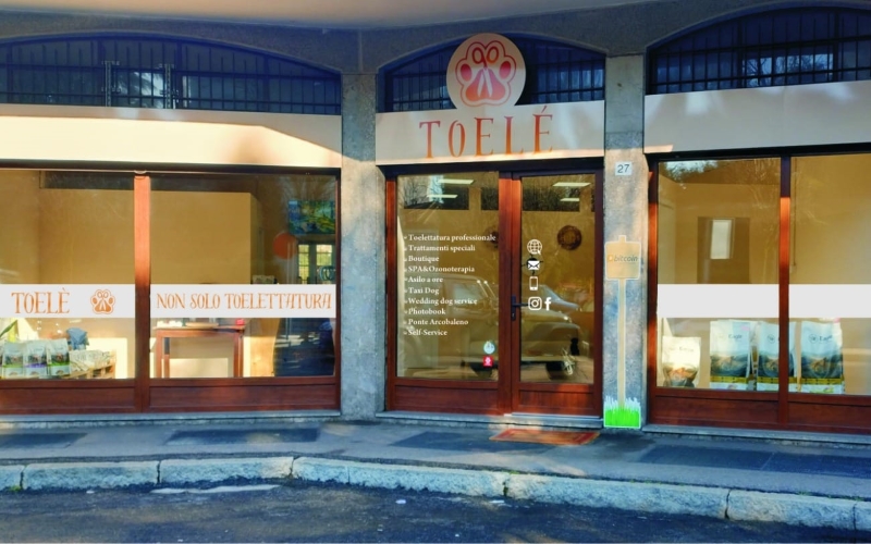 Le Nostre Sedi 1 Toelé Esterno Toelettatura Toelé Seregno